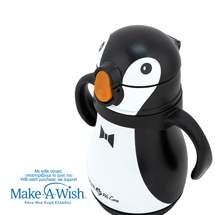 Θερμός μπουκάλι ανοξείδωτο "We Care", Penguin 300ml