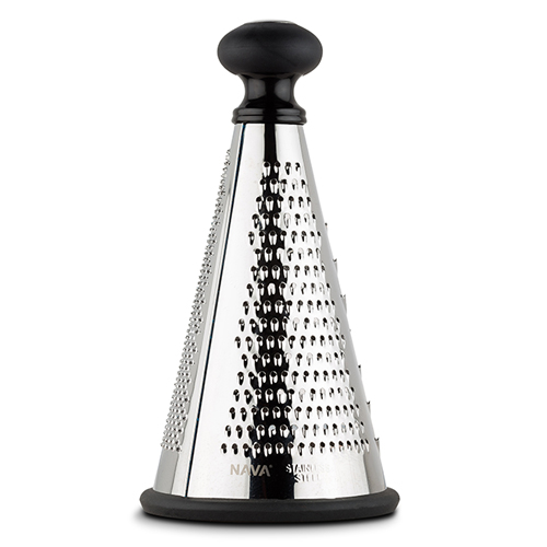 Standing Stainless Steel Grater with Wood Handle, Gold Finish – Salt &  Honey Market