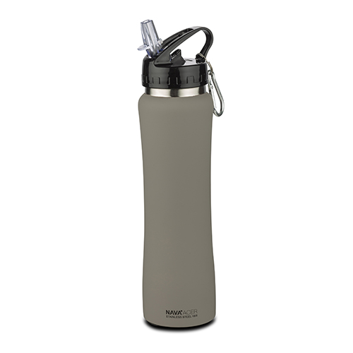stainless-steel-vacuum-travel-bottle-grey-rubber-with-keychain-acer-500ml
