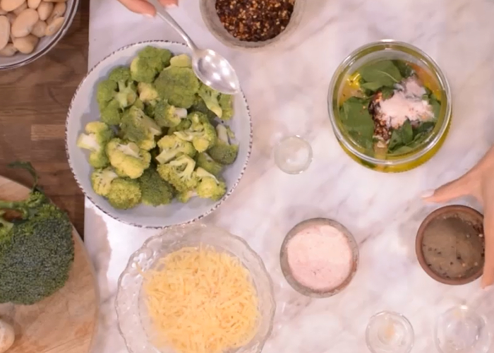 Σαλάτα ζυμαρικών Antipasto με βινεγκρέτ παρμεζάνας και βότανα από την Αθηνά Λοϊζίδου