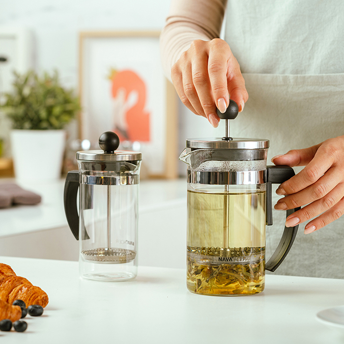 Tea and coffee maker with piston Misty 350ml by NAVA