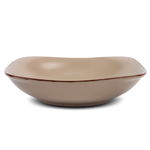 stoneware-square-plate-for-soup-brown-sugar-22cm