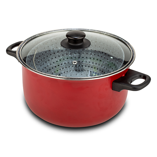 casserole-with-steamer-insert-taurus-with-nonstick-stone-coating-22cm