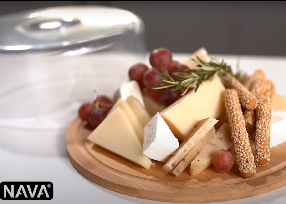 Bamboo cheese box "Terrestrial" 