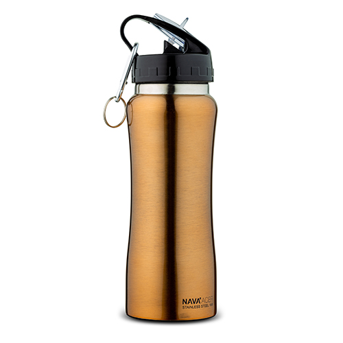 stainless-steel-vacuum-travel-bottle-copper-with-keychain-acer-350ml