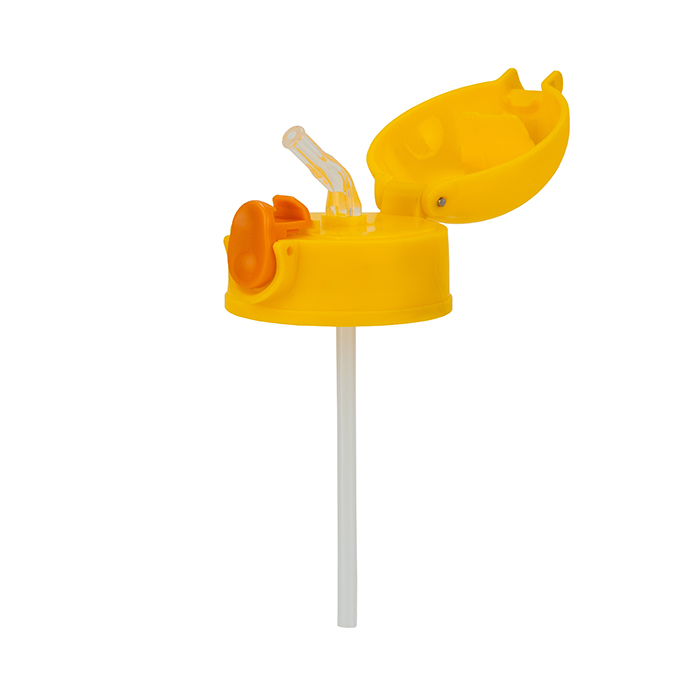 Ανταλλακτικό καπάκι με καλαμάκι "We Care", Yellow Duck