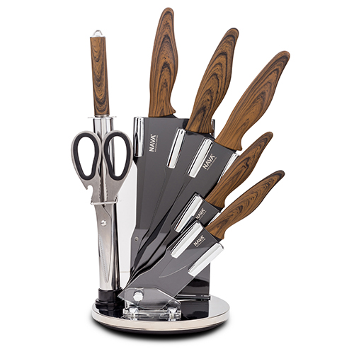 stainless-steel-knife-set-of-8pcs-with-stone-coating-on-acrylic-stand
