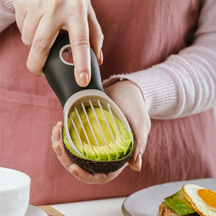 Plastic avocado slicer Misty 19.5cm by NAVA