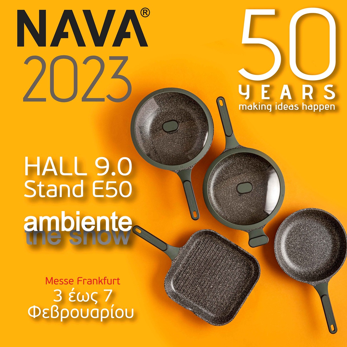 For the 9th year, NAVA participates in the world exhibition AMBIENTE 2023