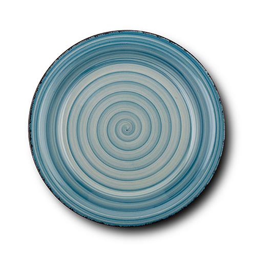 stoneware-fruit-plate-lines-faded-blue-19cm