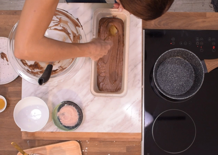 Vegan Κέικ σοκολάτας με γλάσο από την Αθηνά Λοϊζίδου