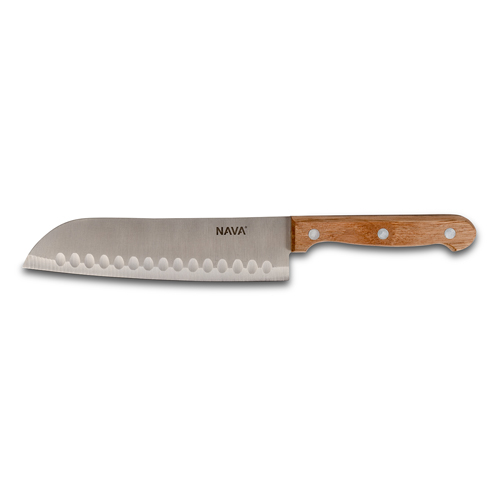 stainless-steel-santoku-knife-terrestrial-with-wooden-handle-29cm