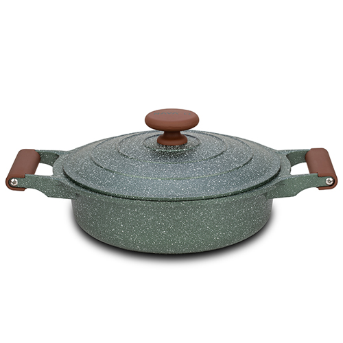 die-cast-aluminium-low-casserole-omega-with-lid-and-nonstick-stone-coating-26cm