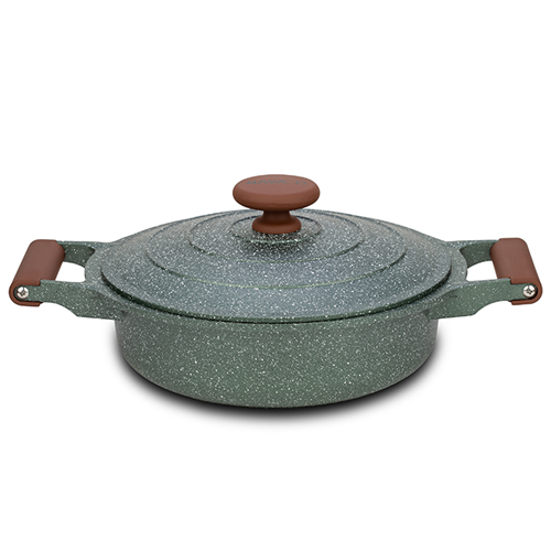die-cast-aluminium-low-casserole-omega-with-lid-and-nonstick-stone-coating-26cm