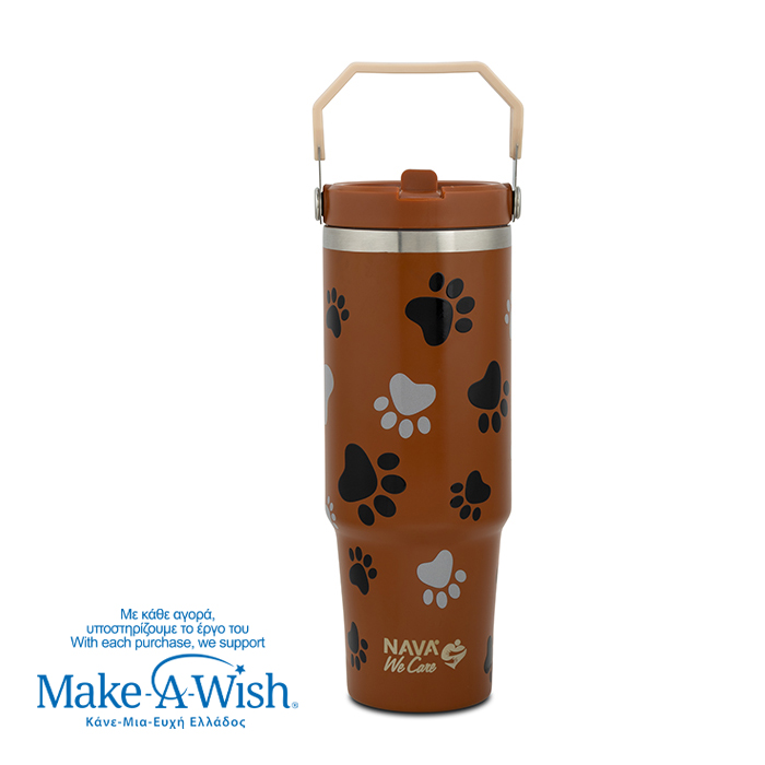 stainless-steel-thermos-tumbler-with-sip-straw-and-swig-spout-we-care-paw-prints-900ml