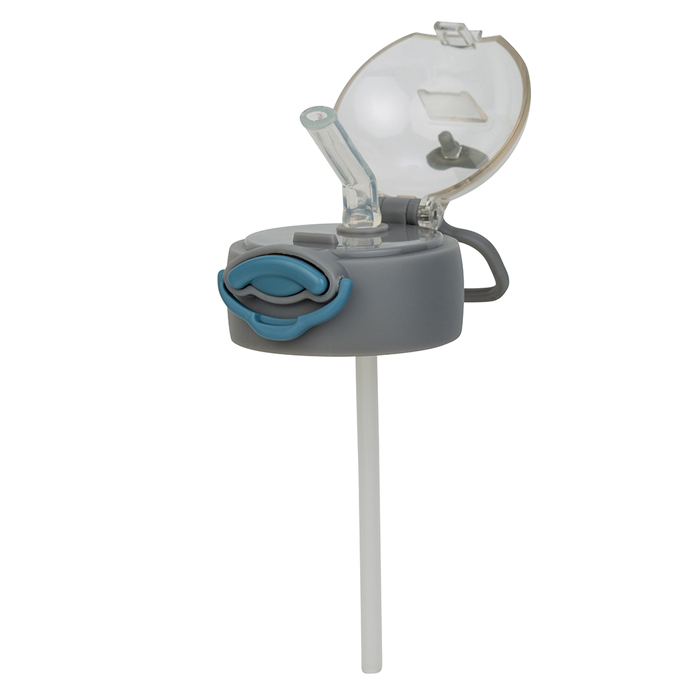 Ανταλλακτικό καπάκι με καλαμάκι "We Care" μπλε